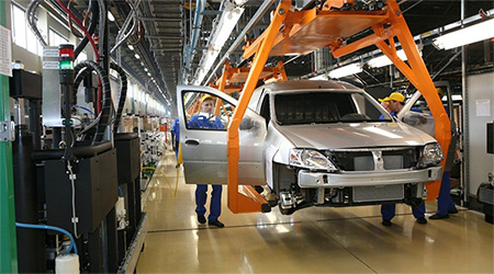 Производство новых автомобилей в России в январе сократилось